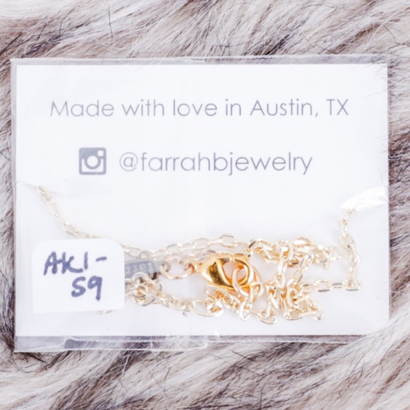 NWT Farrah B Gold Plated Star Anklet - Picture 2 of 2